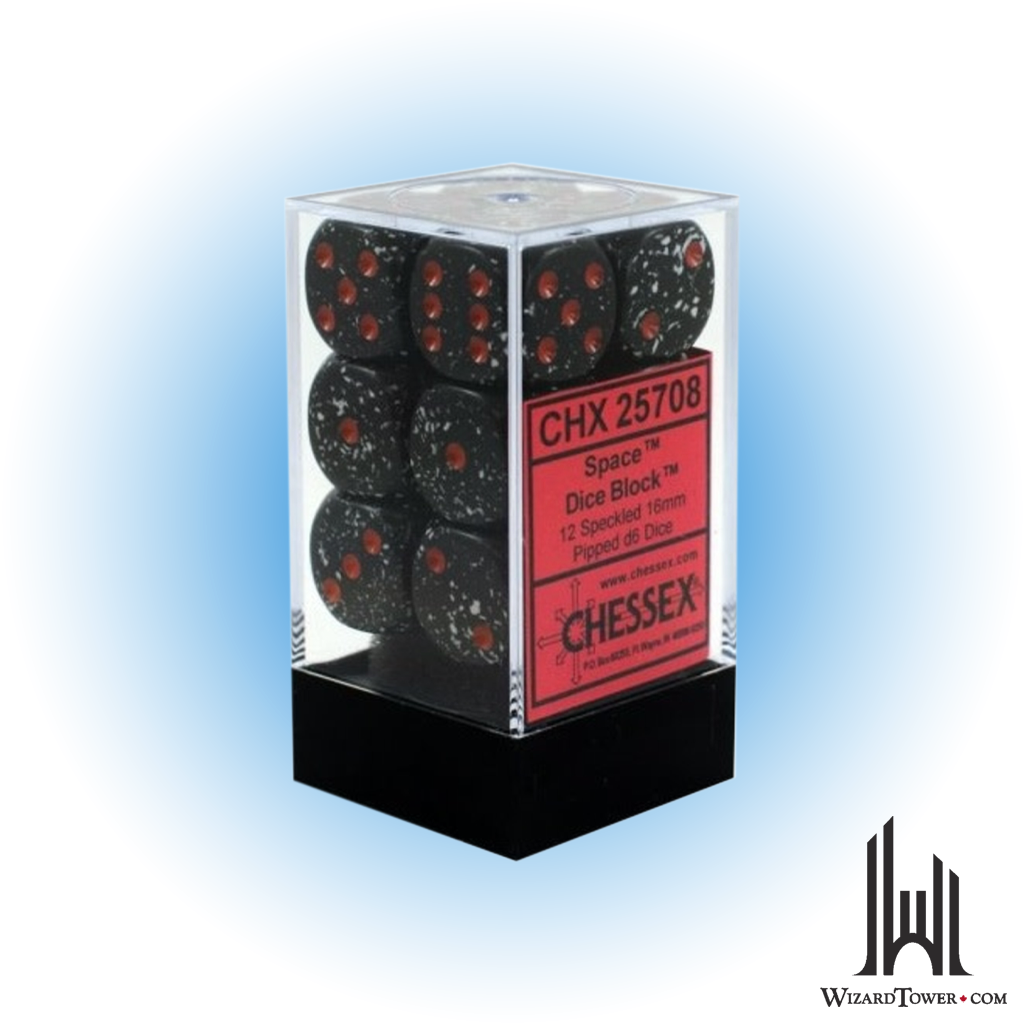 Speckled - 16mm Dice Block - Space